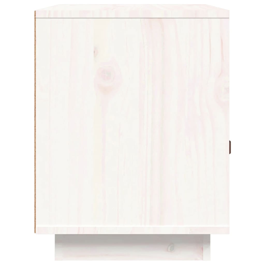 sengeborde 2 stk. 40x34x45 cm massivt fyrretræ hvid