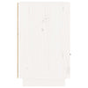 sengeborde 2 stk. 40x34x55 cm massivt fyrretræ hvid