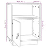 sengeborde 2 stk. 40x34x55 cm massivt fyrretræ hvid