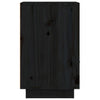 sengebord 40x34x55 cm massivt fyrretræ sort