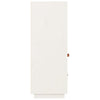 højskab 67x40x108,5 cm massivt fyrretræ hvid