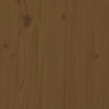højskab 100x40x108,5 cm massivt fyrretræ gyldenbrun