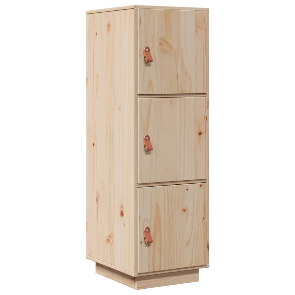 højskab 34x40x108,5 cm massivt fyrretræ