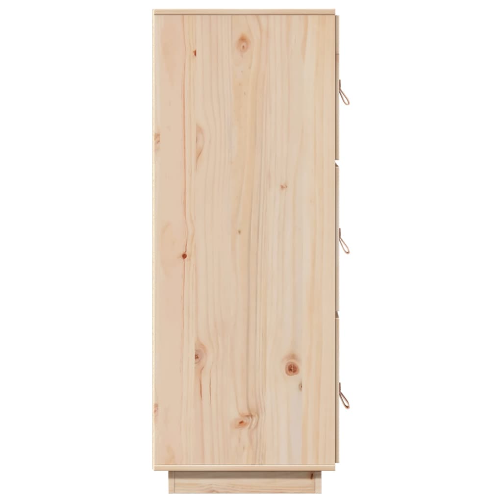 højskab 34x40x108,5 cm massivt fyrretræ