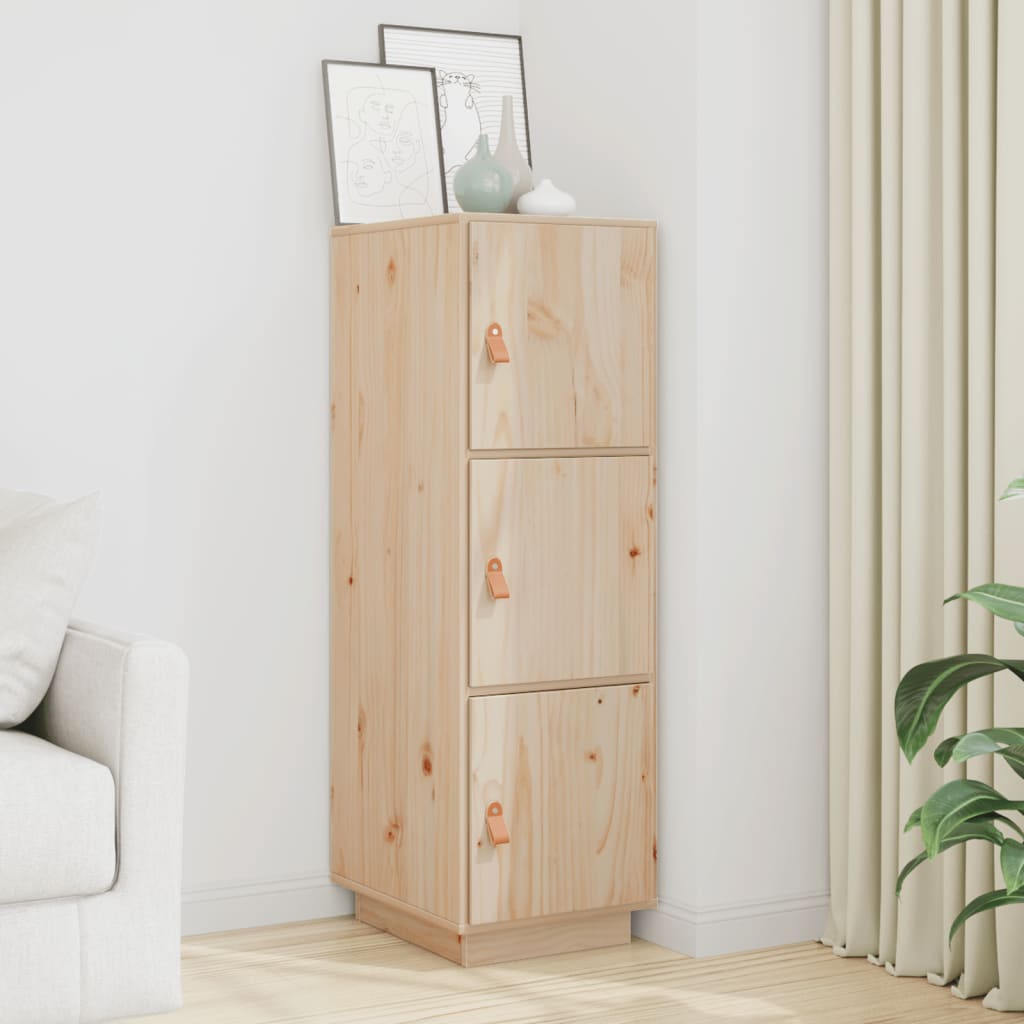 højskab 34x40x108,5 cm massivt fyrretræ