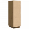 højskab 34x40x108,5 cm massivt fyrretræ gyldenbrun