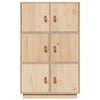 højskab 67x40x108,5 cm massivt fyrretræ