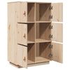 højskab 67x40x108,5 cm massivt fyrretræ