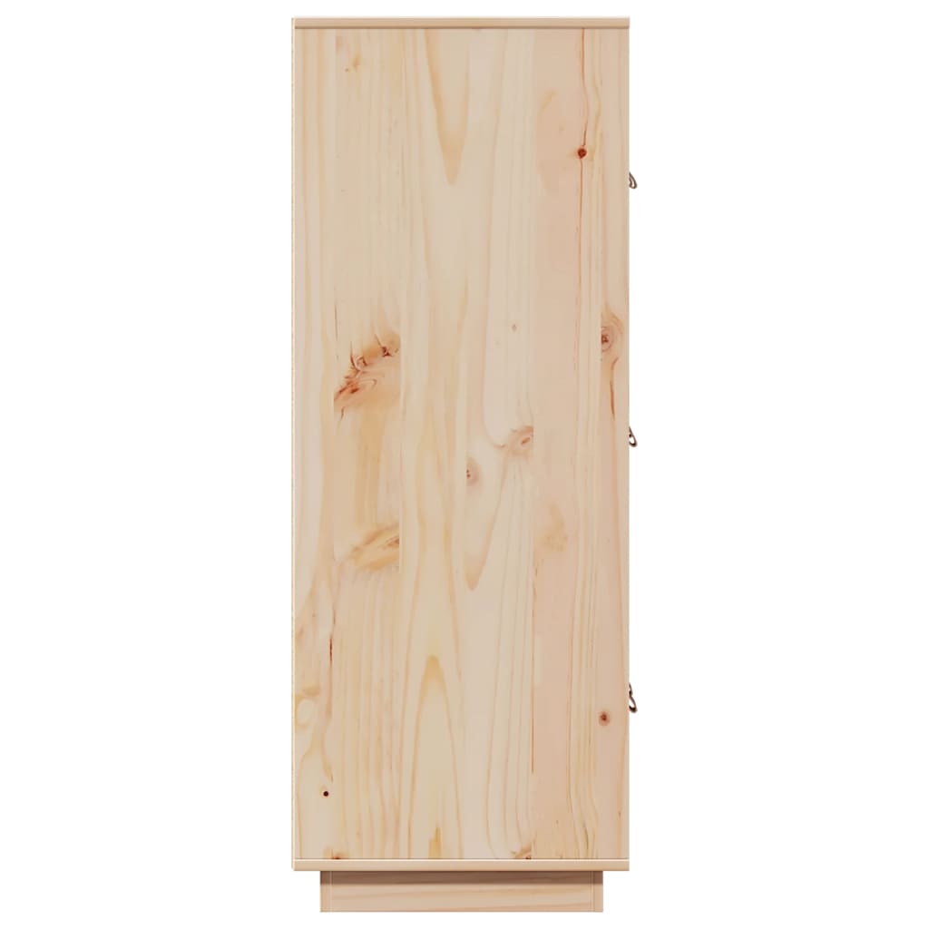 højskab 67x40x108,5 cm massivt fyrretræ