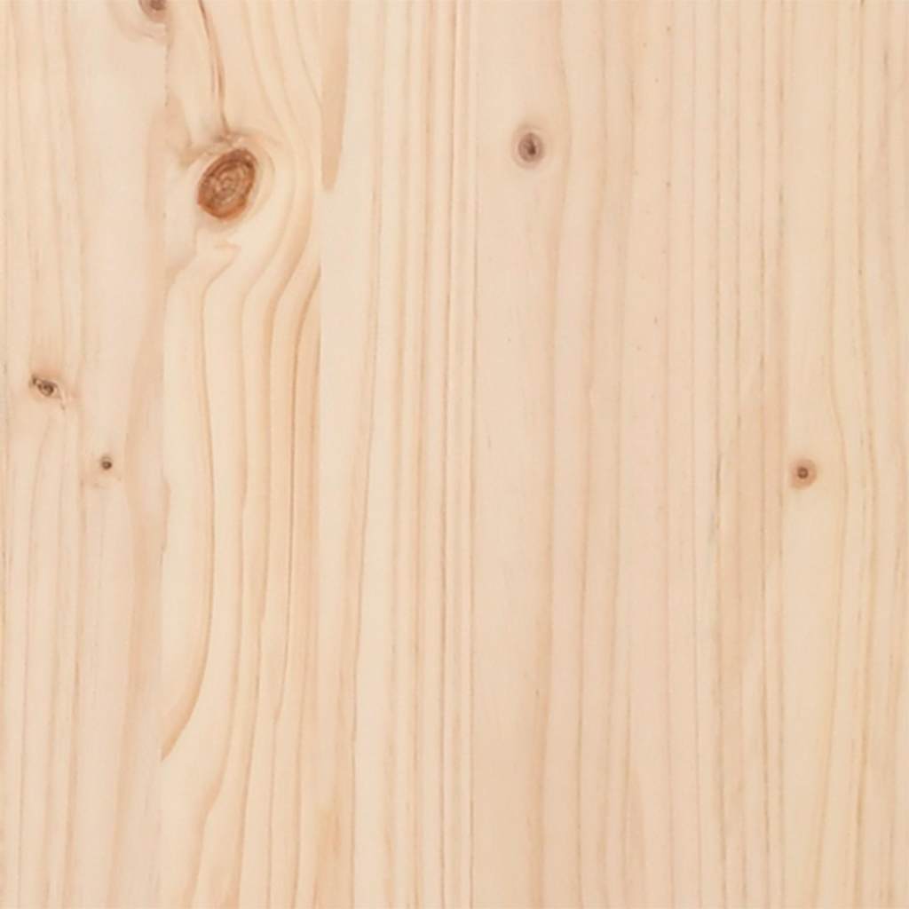 højskab 67x40x108,5 cm massivt fyrretræ