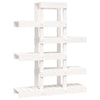 plantestativ 85x25x109,5 cm massivt fyrretræ hvid
