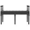 bænk 110x40x70 cm velour sort