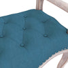 bænk 110x45x60 cm velour blå