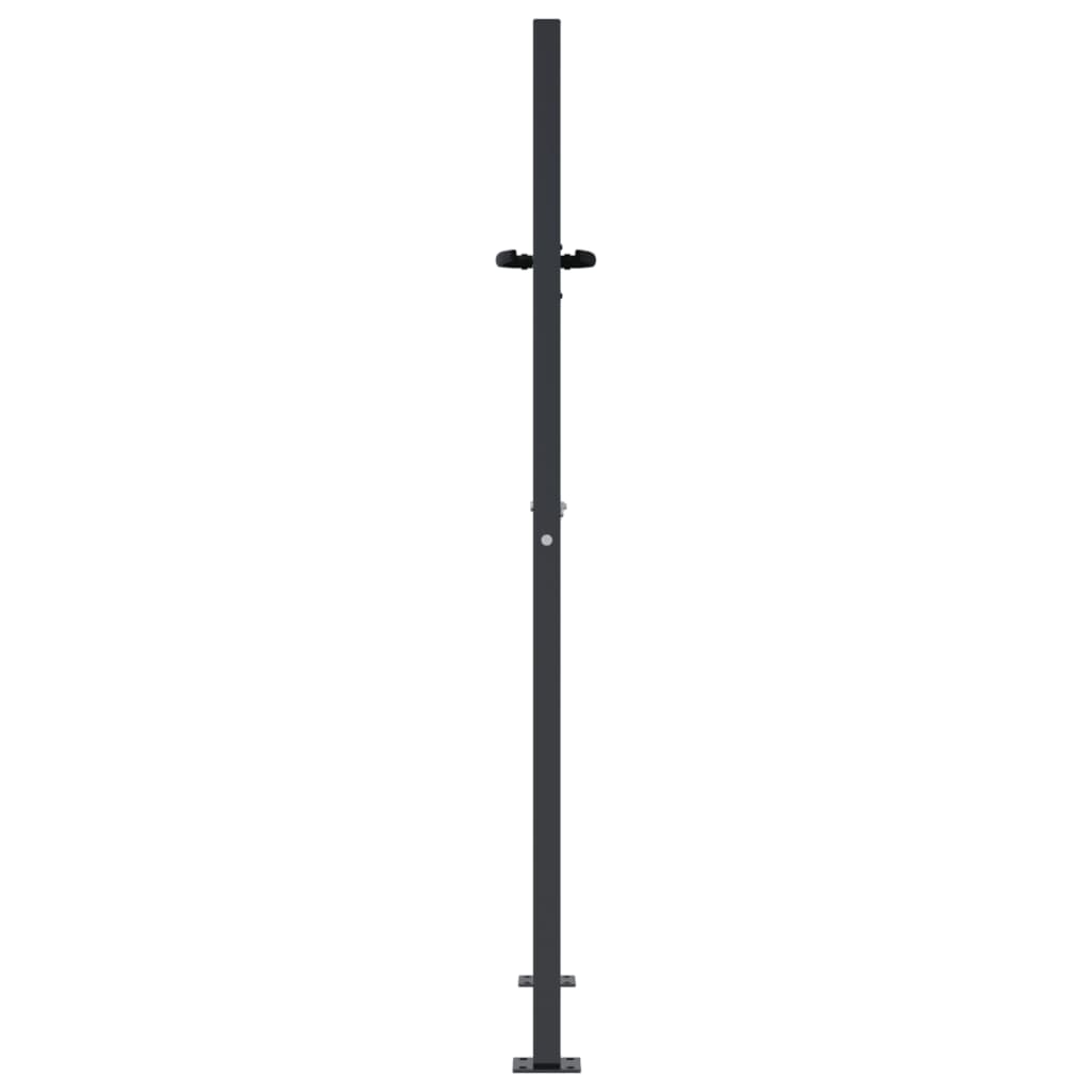 havelåge 105x155 cm firkantet design stål antracitgrå