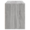 skoskab 80x35x45 cm konstrueret træ grå sonoma-eg