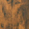 køkkenvogn 60x45x80 cm konstrueret træ røget egetræsfarve