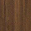 skoskab 102x36x60 cm konstrueret træ brun egetræ