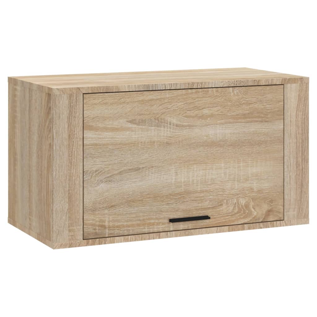 væghængt skoskab 70x35x38 cm konstrueret træ Sonoma-eg