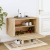 væghængt skoskab 70x35x38 cm konstrueret træ Sonoma-eg