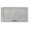 væghængt skoskab 70x35x38 cm konstrueret træ betongrå