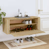 væghængt skoskab 100x35x38 cm konstrueret træ Sonoma-eg