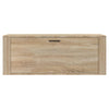 væghængt skoskab 100x35x38 cm konstrueret træ Sonoma-eg