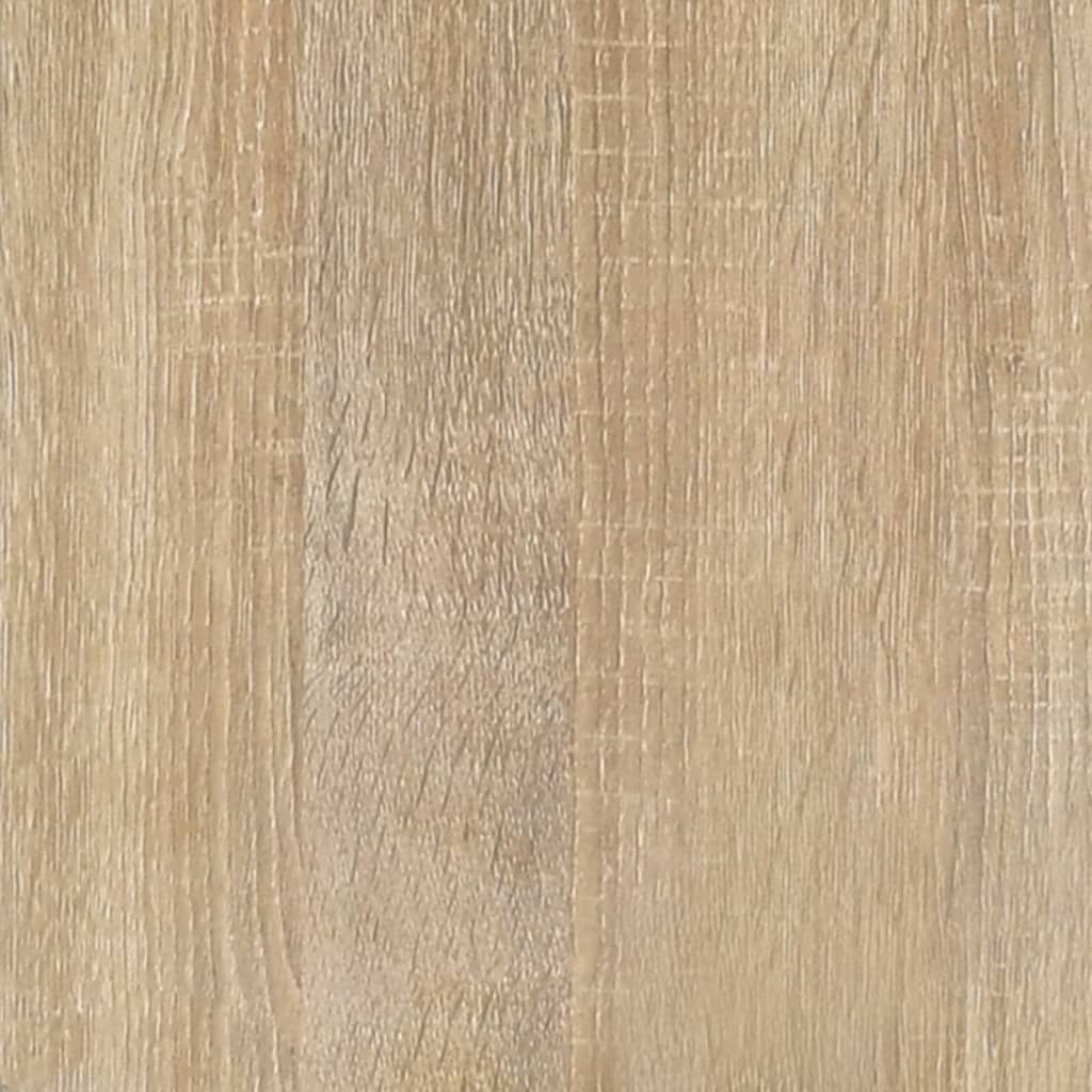 væghængt skoskab 100x35x38 cm konstrueret træ Sonoma-eg