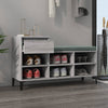 skoskab 102x36x60 cm konstrueret træ grå sonoma-eg