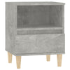 sengebord 40x35x50 cm 2 stk. betongrå