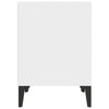 sengebord 40x35x50 cm hvid