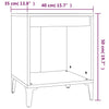 sengeborde 2 stk. 40x35x50 cm hvid