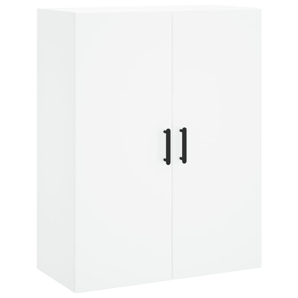 højskab 69,5x34x180 cm konstrueret træ hvid