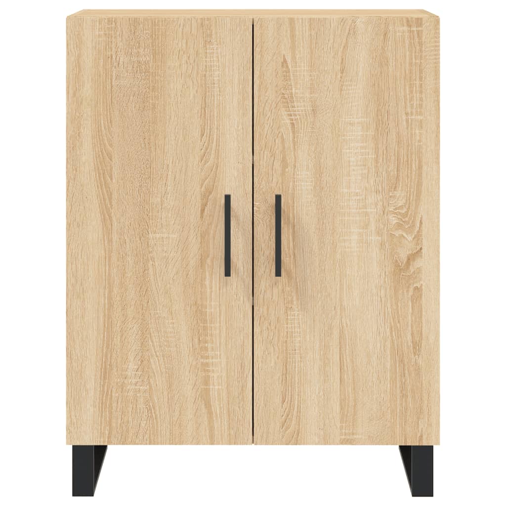 højskab 69,5x34x180 cm konstrueret træ sonoma-eg