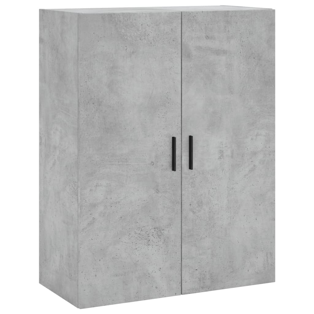 højskab 69,5x34x180 cm konstrueret træ betongrå