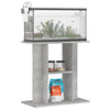 akvariebord 60x30x60 cm konstrueret træ betongrå