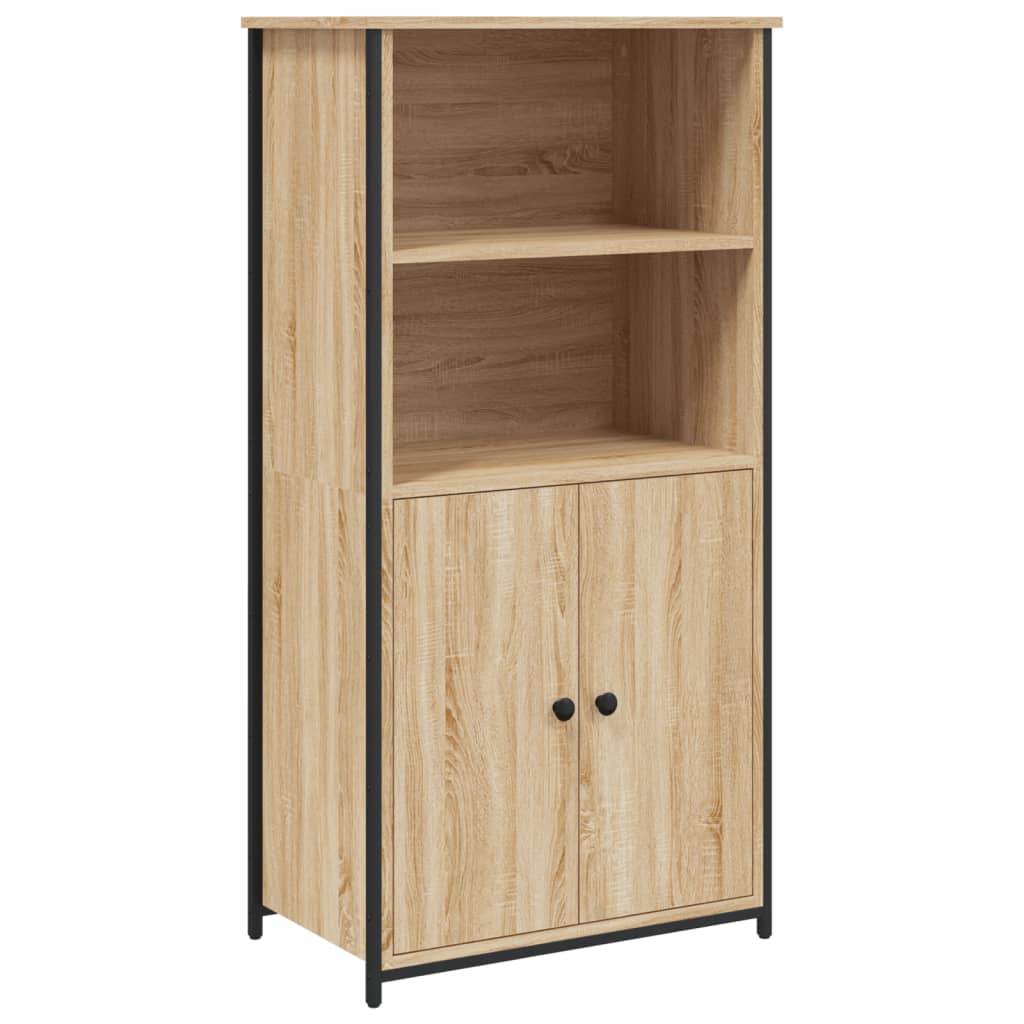 højskab 62x36x121,5 cm konstrueret træ sonoma-eg