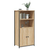 højskab 62x36x121,5 cm konstrueret træ sonoma-eg