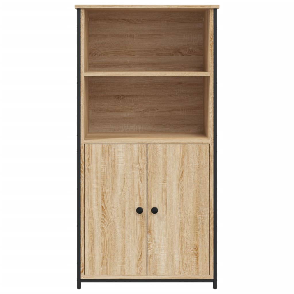 højskab 62x36x121,5 cm konstrueret træ sonoma-eg