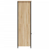 højskab 62x36x121,5 cm konstrueret træ sonoma-eg