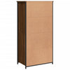 højskab 62x36x121,5 cm konstrueret træ brun egetræsfarve