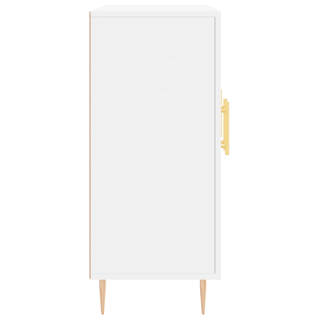 skab 90x34x80 cm konstrueret træ hvid