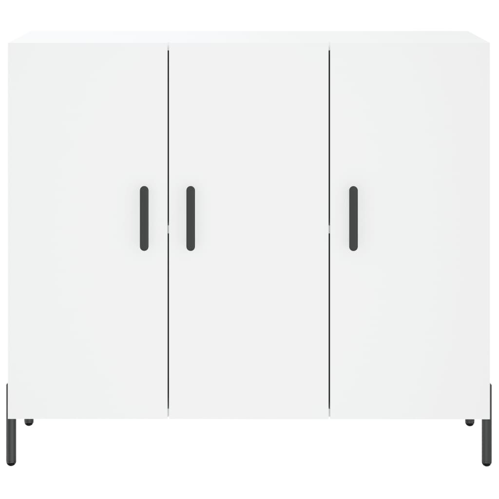 skab 90x34x80 cm konstrueret træ hvid