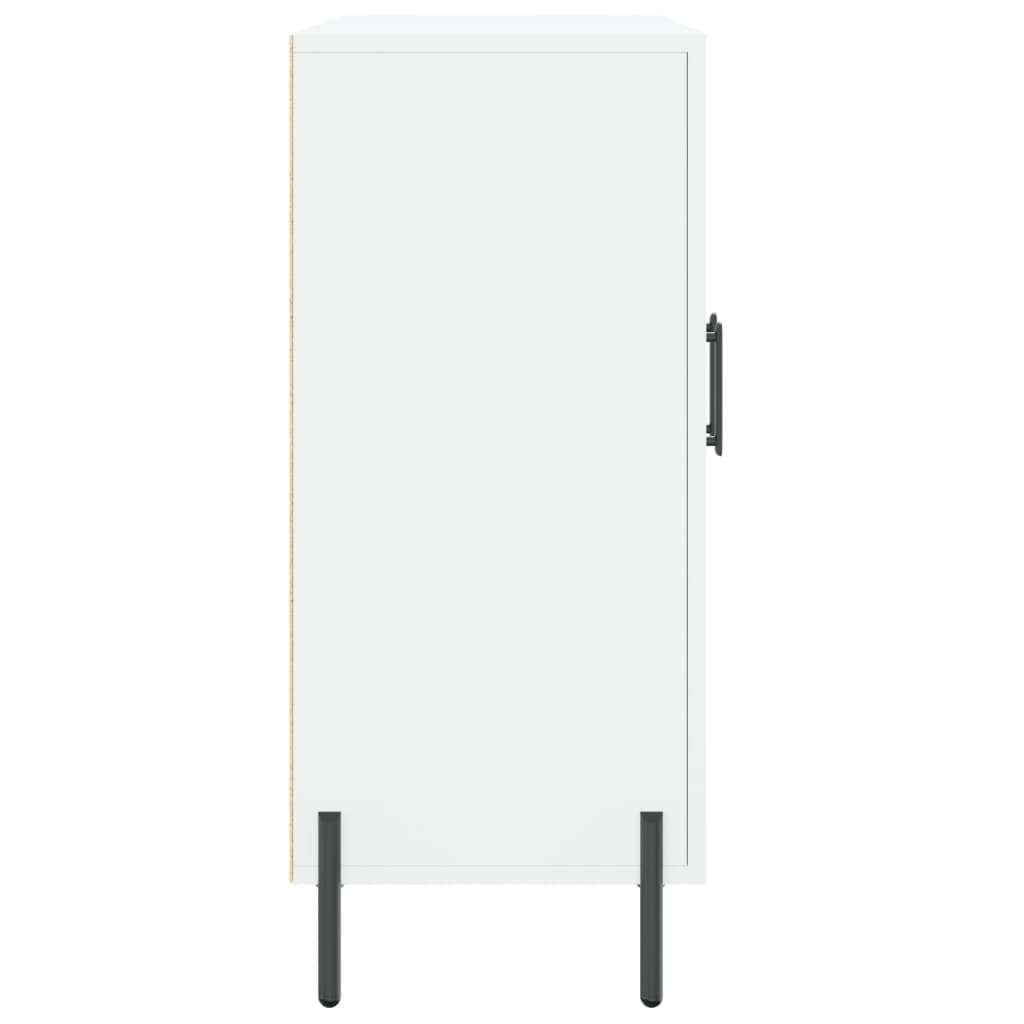 skab 90x34x80 cm konstrueret træ hvid