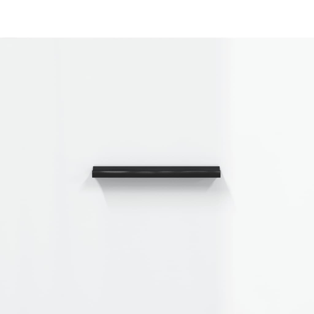 skænk 100x36x60 cm konstrueret træ hvid højglans