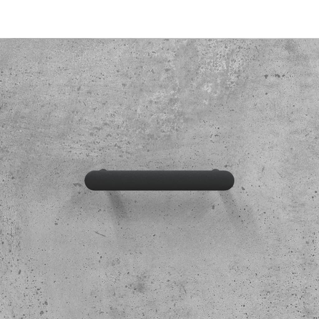 skab 69,5x31x115 cm konstrueret træ betongrå