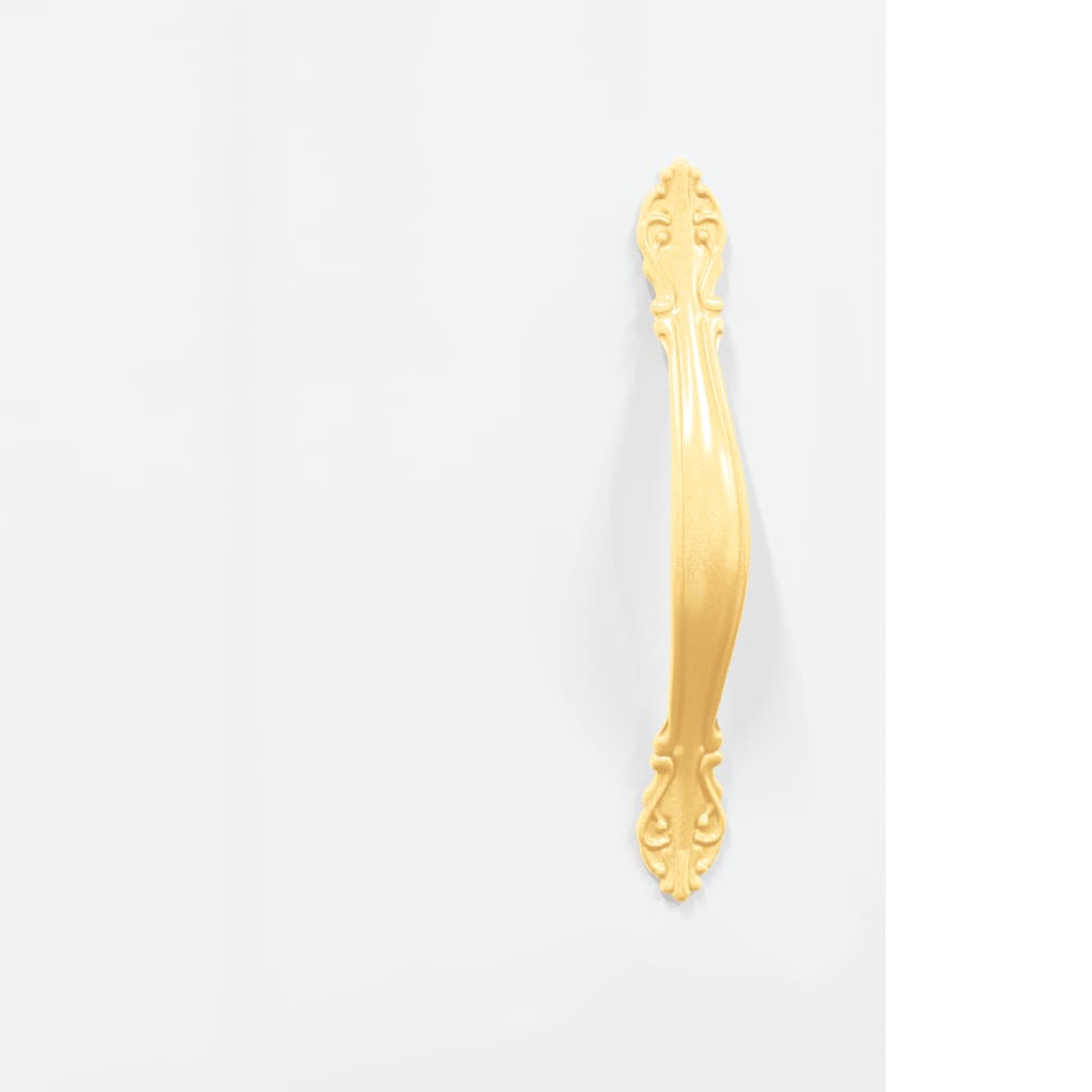 skab 69,5x31x115 cm konstrueret træ hvid højglans