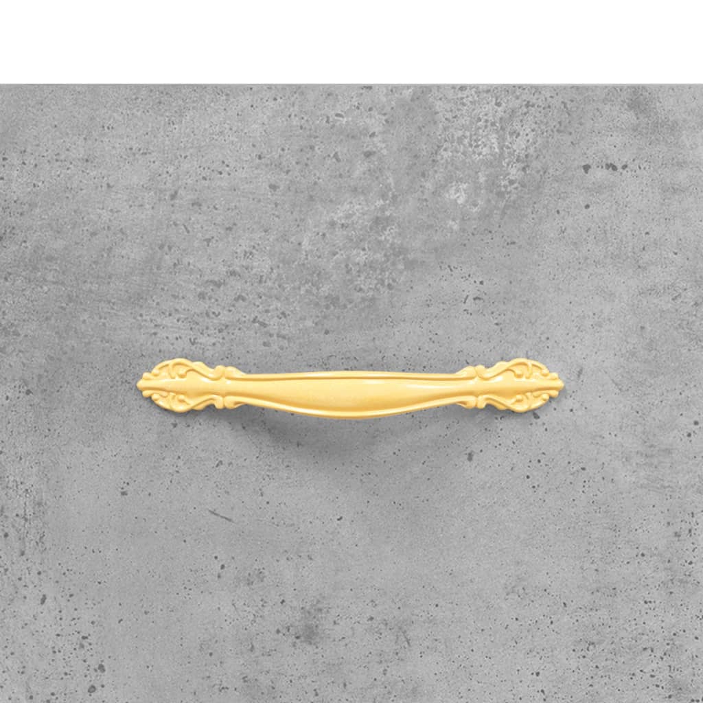 skab 69,5x31x115 cm konstrueret træ betongrå