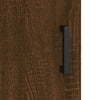 tv-bord 150x30x50 cm konstrueret træ brun egetræsfarve