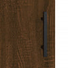 tv-bord 150x30x50 cm konstrueret træ brun egetræsfarve