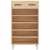 skoreol 60x35x105 cm konstrueret træ sonoma-eg